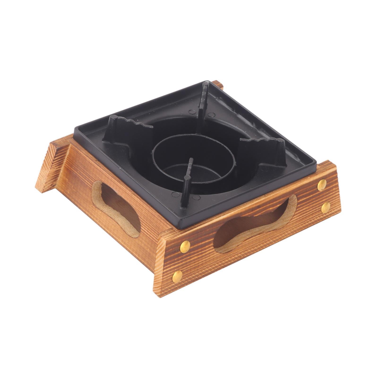 Miulika Solid Alcohol Stoves Teahouse Alcohol Furnace Small Stovetop Heating Tabletop Heating Burner for Kitchenware Cooking Utensil 14x17cm