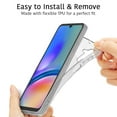 thumbnail image 6 of CoverON For Samsung Galaxy A05s Phone Case, Flexible Slim Lightweight TPU Minimal Cover, Clear, 6 of 7