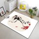thumbnail image 1 of Doce animales del zodiaco chino pintura alfombra sala de estar área grande negro suave Boho decoración del hogar80x140cm (31x55 pulgadas)80x140cm (31x55 pulgadas) zhangmengya unisex, 1 of 2