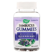 Nature's Way, Sambucus Gummies, Standardized Elderberry, 60 Gummies