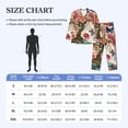 thumbnail image 4 of Fotbe Butterflies And Flowers Painting Pattern Long Sleeve Pajama Set for Men,Sleepwear Set,2-piece Loungewear Set,Soft PJs Comfy Nightwear with Pockets-Medium, 4 of 7