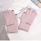 thumbnail image 2 of Guantes de invierno con pantalla táctil y diseño de panda, cálidos, para mujer (4 unidades, color rosa), 2 of 5