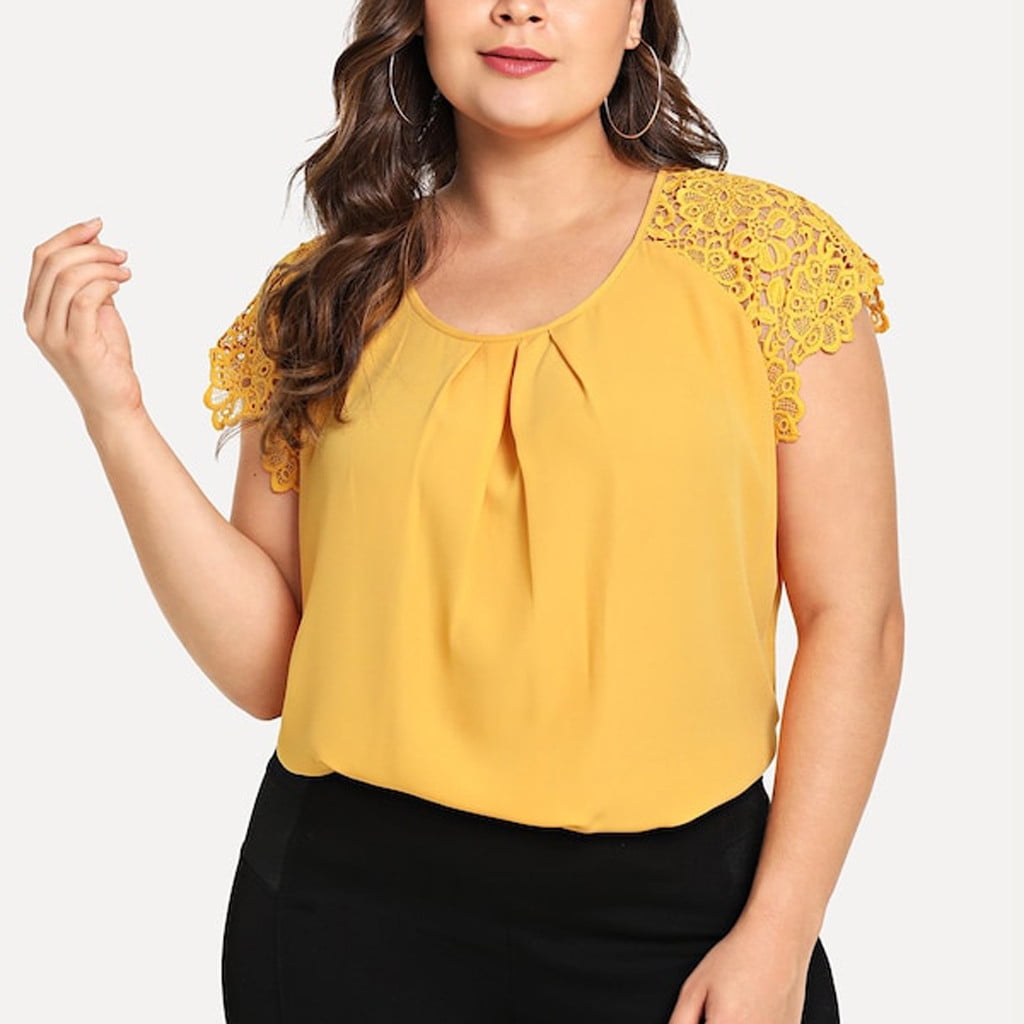 Plus size fashion tops hot sale