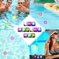 thumbnail image 3 of 12Pcs Light up Diving Pool Toys Colorful LED Ice Pieces Swimming Dive Throw Toy Set Bath Toys for Pool Use Pool Party Favors, 3 of 14
