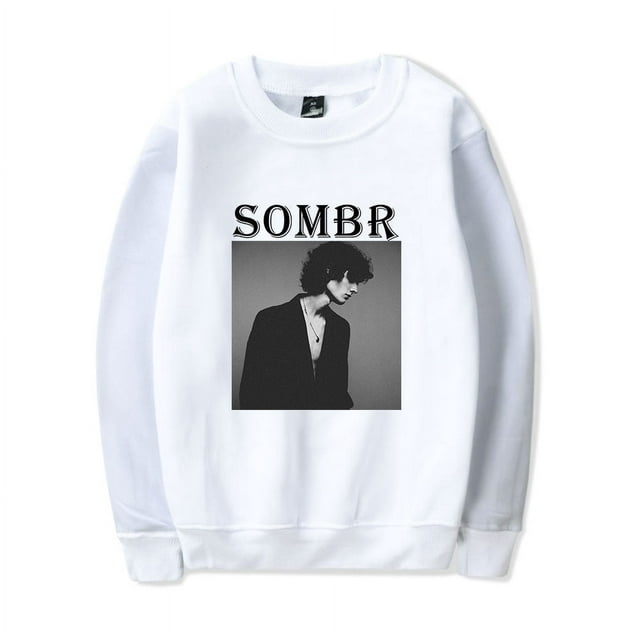 Chandail à Col Rond Sombr Merch Photos Unisexe Hommes Femmes à Manches Longues Streetshirt