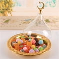 thumbnail image 4 of Elegant Cake Stand with Lid Party Table Candy Dish Storage Tray Snacks Plate, 4 of 12