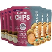 GOOD CHIPS Baked Organic Yacon Chips 6 Pack 1oz per bag