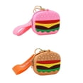 thumbnail image 4 of Llaveros Colgantes de simulación de silicona Hamburguesa Bolso de muñeca lindo Dibujos animados creativos Encantador Decorar a la moda Ropa, zapatos y accesorios Miscelánea Marrón 16 CM Guardurnaity AP014210-02, 4 of 6