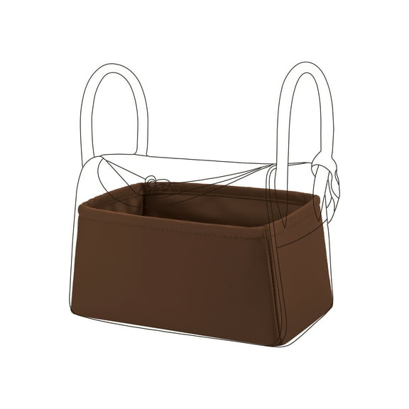 DGAZ Silk Purse Organizer Insert For Lindy19/26/30/34 Bags, Silky Handbag & Tote Organizer, Bag in Bag,Simplicity Handbag & Tote Organizer（LD19，Gold）