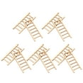 thumbnail image 5 of Eease 10pcs Wooden Ladder Funny Diy Craft Staircase Natural Stair Step for Landscape Decor, 5 of 10