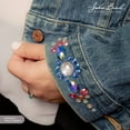 thumbnail image 2 of John Bead 400-Piece 12mm (SS50) | Black Acrylic Round Flat Back Rhinestones, 2 of 5
