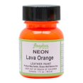 thumbnail image 1 of Angelus Neon Leather Paint 1 oz, Lava Orange, 1 of 1