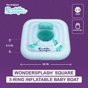 Puddle Jumper WonderSplash Square 3-Ring Inflatable Baby Boat Float, 24-33lbs (11-15kg) Weight Capacity