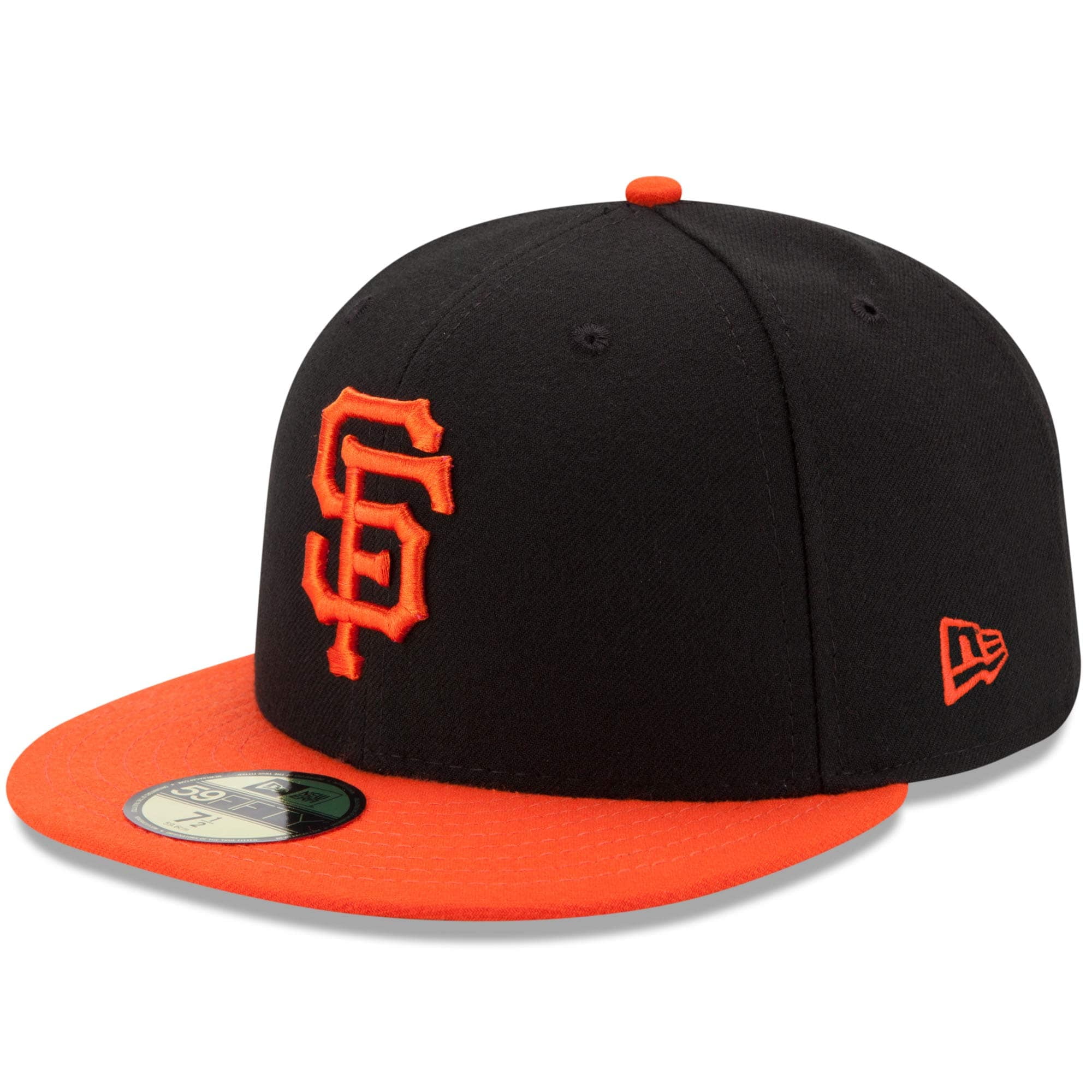 San Francisco Giants New Era Authentic Collection On Field 59fifty Fitted Hat Black Orange