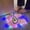Pink, variant on Unisex Slippers LED Light Up Cartoon On Glow In Dark Sandals For Adults Non Casual Indoor Outdoor Shoes Footwear US :5.5