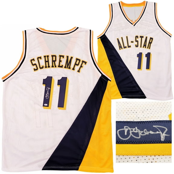Indiana Pacers Detlef Schrempf Autographed White Jersey MCS Holo 202424
