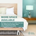 thumbnail image 2 of Home Intuition Bed Risers Heavy Duty Adjustable Furniture Riser 3, 5 or 8-Inch, 4 Pack (White W/ USB), 2 of 7