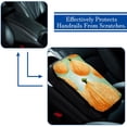 thumbnail image 5 of Cantaloupe Furry Printed Soft Armrest Cover 12.5x8.2 Inch for Car Armrest Mat and Car Armrest Cover, 5 of 6