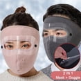 thumbnail image 6 of Winter Windproof Riding Mask, Full Face Cover Balaclava, Thermal Fleece Breathable, Anti Fog Goggles, Cycling Ski Snowboarding, 6 of 7