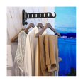 thumbnail image 4 of Tendedero plegable para ropa, tendedero de pared para ropa, resistente, color blanco, 4 of 5