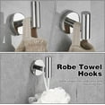 thumbnail image 4 of 5/10/20pcs Bathroom Hardware Set, Including 16" Hand Towel Bars, Toilet Paper Holders, Towel Rings, Robe Towel Hooks (10pcs 16" Black), 4 of 7