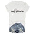 thumbnail image 3 of Womens Tops Short Sleeve T Shirts Casual Crew Neck T Shirt Cow Print Regular Fit Tee Trendy Flowy Tees, 3 of 3