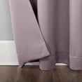 thumbnail image 6 of Sun Zero Nolan 1-Piece Energy Saving Blackout Grommet Curtain Panel, 40"X95", Lavender, 6 of 10