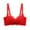 Red, variant on Padded Sports Bras for Women Lightly Lined Bra Feature V-Neck Padded Bra Style W-1434 Gray M