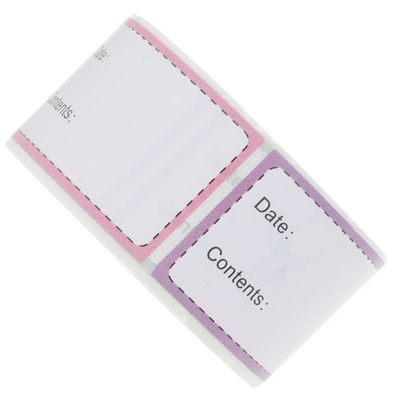 MERRYHAPY Self-Adhesive Food Storage Labels for Freezer Containers, Jars, Bottles - , Stickers