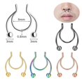 selling nose ring diamond nose clip open closed nose ring lip ring