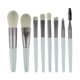 thumbnail image 1 of Pinceles de maquillaje con mango de plástico Polvo impermeable Fundación Maquillaje de sombra de ojos Conjunto Soft Cepillo Profesional Herramientas Oscuro Azul Tipo 2 Paquete de 8 Advancent CE001702-06, 1 of 7