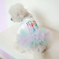 thumbnail image 4 of Dog Birthday Tutu Dresses, Cute Puppy Lace Skirt,  Dog Birthday Princess Dress Pet Clothes for Small Dogs (X-Large, White and Pink), 4 of 9
