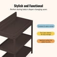 thumbnail image 4 of Dream On Me Avery Changing Table, Chocolate Chip, 4 of 7