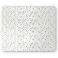 thumbnail image 1 of Garden Art Mouse Pad, Watercolor Style Foliage Botanical Themed Simplicity Artwork on a Plain Backdrop, Rectangle Non-Slip Rubber Mousepad, Multicolor, by Ambesonne, 1 of 2