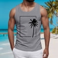 thumbnail image 2 of XZNPDUCQ Men's Tank Tops Quick Dry Workout Swim Beach Shirts Sleeveless Shirts for Bodybuilding Gym Fitness Training XXL,Light Gray, 2 of 5