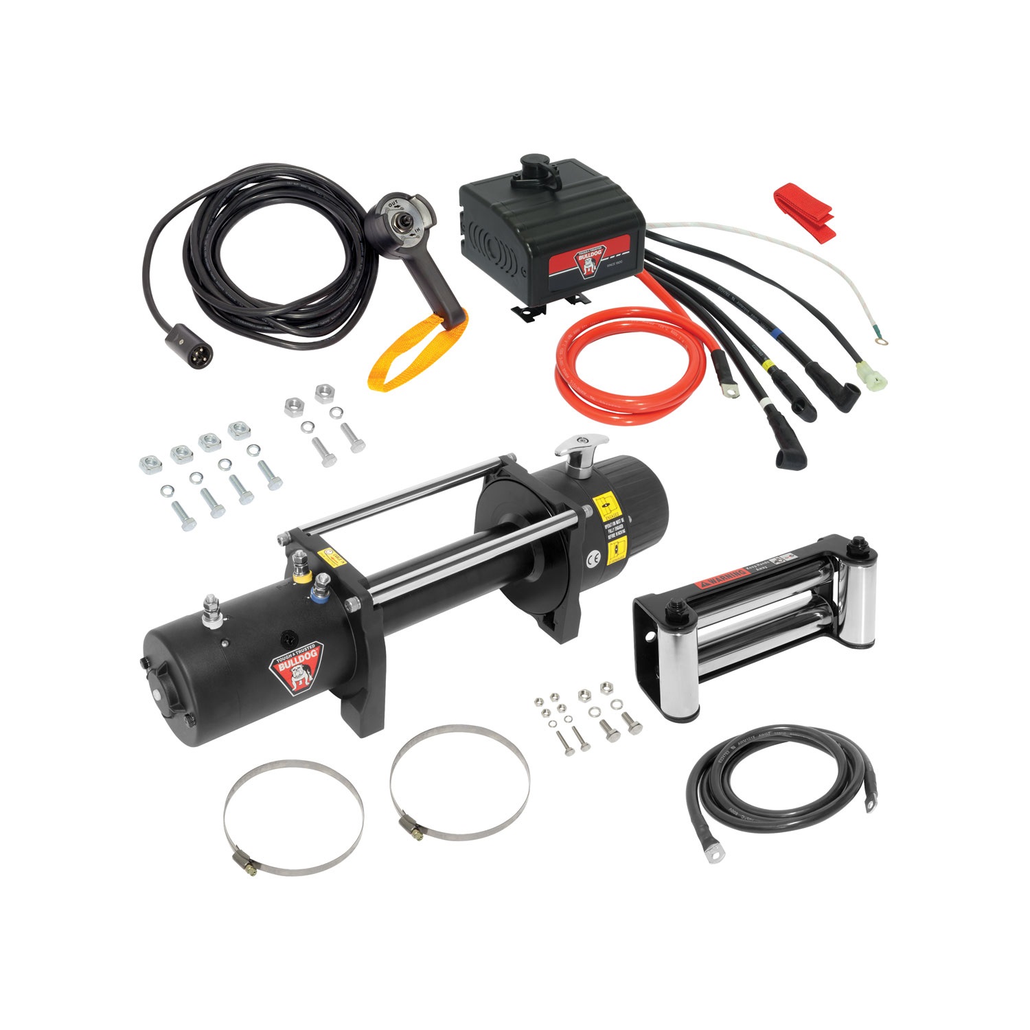 Bulldog 500404 DC Electric Winch; 9000 lbs.;