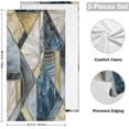 thumbnail image 2 of Geometric Marble Hand Towels 2 PCS, Golden Glitter Kitchen Towel Ultra Soft and Highly Absorbent,Decorative Fingertip Face Towel for Bathroom Hotel, 28.3"x14.4", 2 of 5