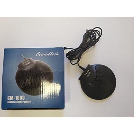 VEC CM-1000 Table Top Conference Meeting Microphone with Omni-Directional Stereo 3.5mm Plug