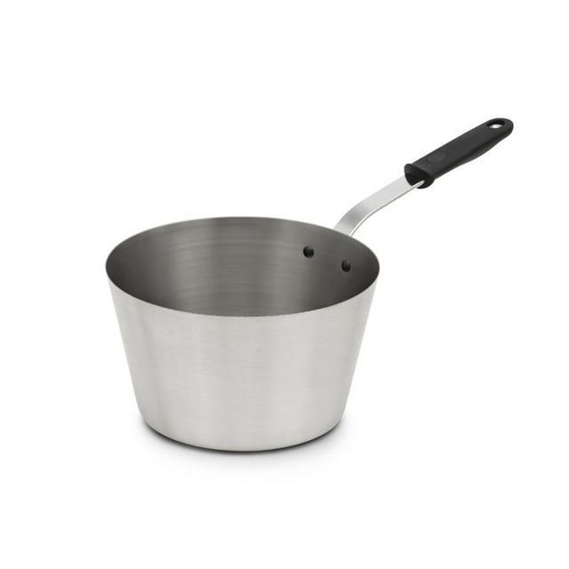 Vollrath 782155 Casserole en Acier Inoxydable Effilée 5 1/2 qt avec Poignée en Silicone Solide