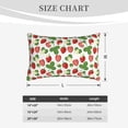 thumbnail image 4 of Daiia Strawberry Bedding Waterproof Pillow Protector Zippered Queen – Bed Bug Proof Pillow Encasement-20"x30", 4 of 6