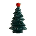 thumbnail image 6 of Shoreew Lighted Ceramic Christmas Tree Small Xmas Tree Figurine with Fruit Tree Topper Holiday Tabletop Centerpiece for Home Mantel Shelf Fireplace Decor, 6 of 7