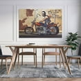 thumbnail image 5 of Ape Hanger Days Motorcycle Rider Poster David Mann Artworks Picture Print Poster Wall Art Painting Canvas Gift Decor Home Posters Decorative 16x24inch(40x60cm), 5 of 6