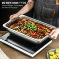 thumbnail image 6 of Stainless Steel Rectangular Deep Tray Rust-Proof Multi-Purpose Food Storage Tray For Kitchen Dish Buffets Barbecue Baking Use, 6 of 10