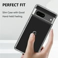 thumbnail image 5 of Xpression Case for Google Pixel 7 Slim Transparent with TPU Rubber Bumper, Crystal Clear Hybrid Shockproof Hard PC Back Thin Cover [ Clear ], 5 of 7