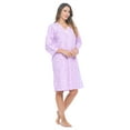 thumbnail image 3 of Casual Nights Women's Flannel Floral Long Sleeve Nightgown, 3 of 5