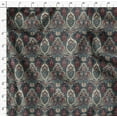thumbnail image 4 of Soimoi Poly Canvas Green Fabric By the Yard - 56 Inch Wide - Leaves Paisley Patchwork - Nature's Beauty Enhanced with Paisley Patterns and Leaves Printed Fabric, 4 of 6