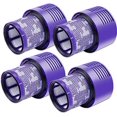 thumbnail image 1 of Juego de 4 filtros V10 para aspiradoras Dyson Lote de 4 filtros de repuesto para Dyson V10 V10 Absolute V10 Animal V10 Motorhead SV12 Pieza de repuesto N/P 969082-01 esquí esquí Gafas de esquí, 1 of 5