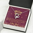 thumbnail image 4 of To Mom Mom Never Judged Forever Necklace w Message Card, 4 of 7