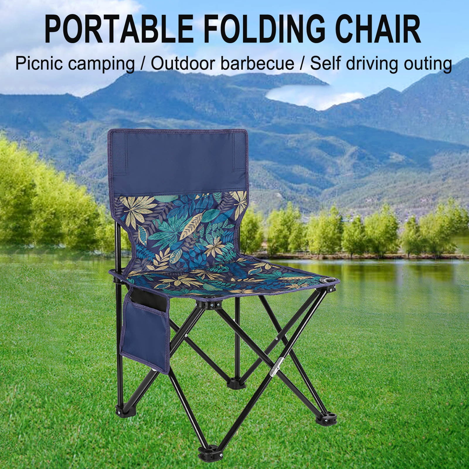 テーブル・チェア・ハンモック LAWN CHAIR PICNIC CHAIR P.F.S. 2-Piece Folding Outdoor Lawn Chair for Outdoor Camping