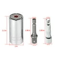 thumbnail image 3 of Amdohai 7mm-19mm Multi-functional Universal Socket Metric Wrench Power Drill Adapter Socket Set Professional Repair Tools, 3 of 7
